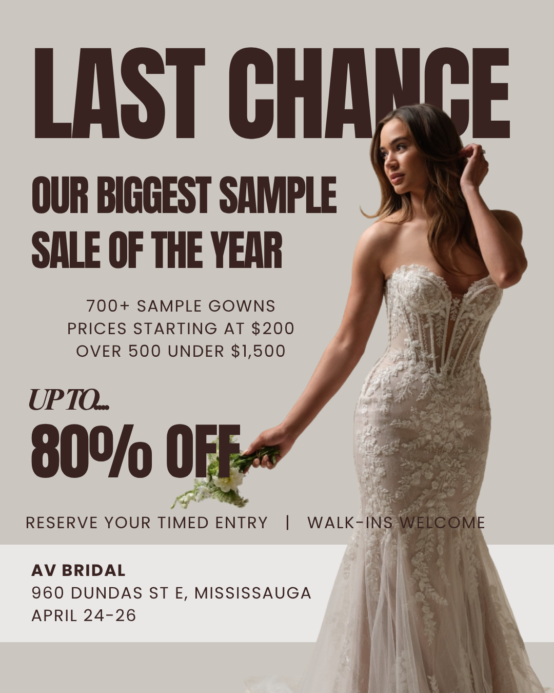 Annual Blowout Sample Sale