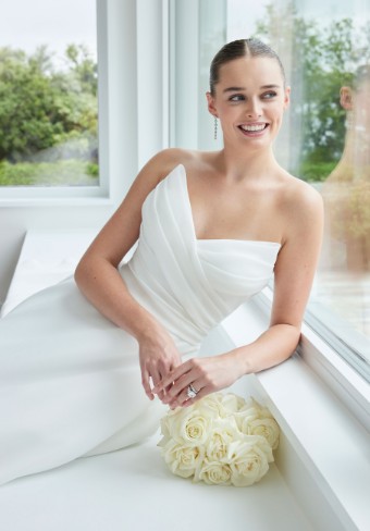 Morilee #2715 Siya #2 Ivory thumbnail