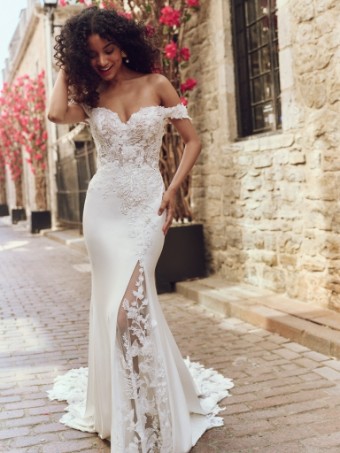 Rebecca Ingram #ADELINE (25RK278A01) #0 default Ivory (gown with Natural Illusion) thumbnail
