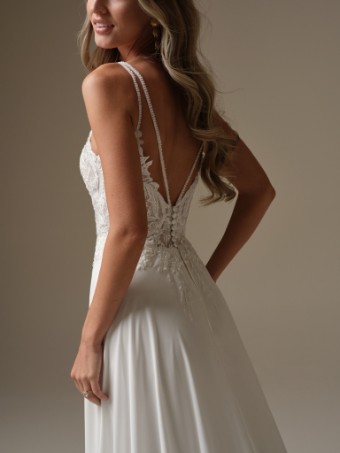 Rebecca Ingram #AVERY (25RK280A01 ) #4 default All Ivory (gown with Ivory Illusion) thumbnail
