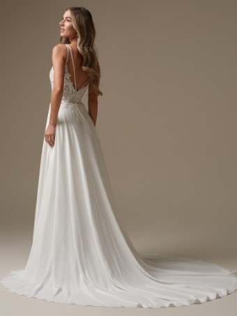 Rebecca Ingram #AVERY (25RK280A01 ) #3 All Ivory (gown with Ivory Illusion) thumbnail