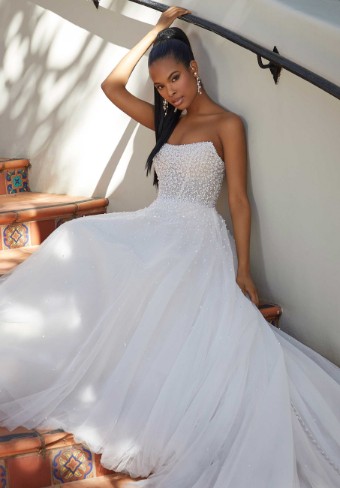 Morilee #2555 Maritza #2 Ivory/Ivory thumbnail