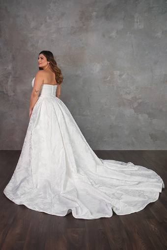 Essense of Australia #D4300 -  Satin Jaquard #4 Ivory thumbnail