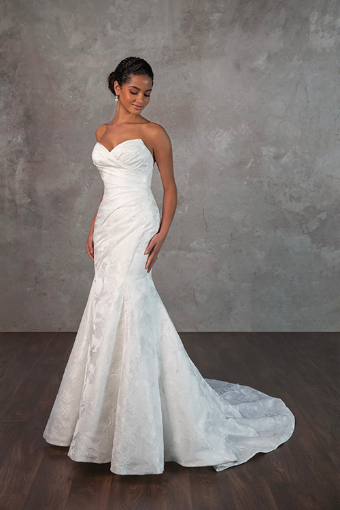 Essense of Australia #D4300 -  Satin Jaquard #2 Ivory thumbnail