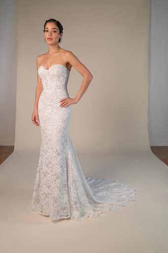 All Who Wander #MARGO #2 default (IV-RM) IVORY LACE AND TULLE OVER RUM GOWN thumbnail