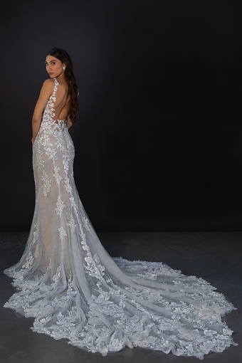 Martina Liana #ML1908 #1 (IVIV-PL) Ivory Lace & Tulle over Ivory Gown w Porcelain Tulle Illusion thumbnail