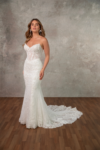 Essense of Australia #D4368 #0 default (IV-IVR) Ivory Lace and Tulle over Ivory Gown thumbnail