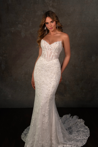 Essense of Australia #D4368 #2 default (IV-IVR) Ivory Lace and Tulle over Ivory Gown thumbnail