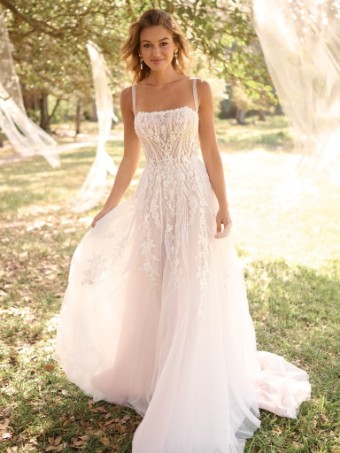 Rebecca Ingram #ANGIE (25RK903A01) #0 default Ivory/Silver Accent over Blush thumbnail