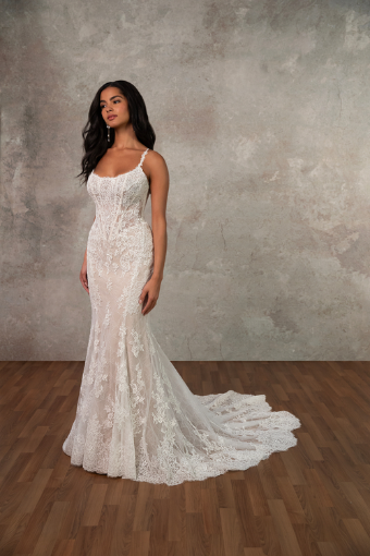 Essense of Australia #D4437 #0 default (IV-IV) Ivory Lace and Tulle over Ivory Gown thumbnail