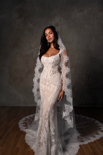 Essense of Australia #D4437 #2 default (IV-IV) Ivory Lace and Tulle over Ivory Gown thumbnail