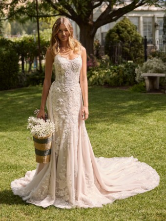 Rebecca Ingram #EDEN (26RK429A01) #1 All Ivory (gown with Ivory Illusion) thumbnail