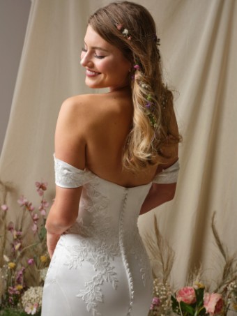 Rebecca Ingram #MILEY (26RS440A01) #2 All Ivory thumbnail