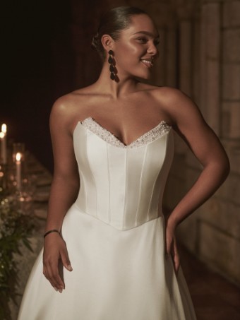 Sottero & Midgley #BRAXTON (25SW867A01) #2 All Ivory thumbnail