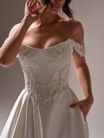 Sottero & Midgley #AMADORA (25SS853A01) #3 All Ivory thumbnail