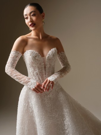 Sottero & Midgley #ANGELICA (26SZ476B01 ) #6 default All Ivory (gown with Ivory Illusion) thumbnail