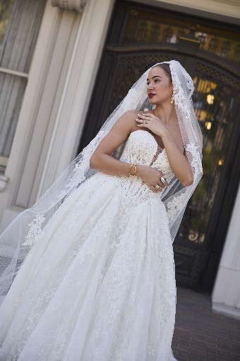 Sottero & Midgley #ZULANI (26SS471A01 ) #3 All Ivory (gown with Ivory Illusion) thumbnail