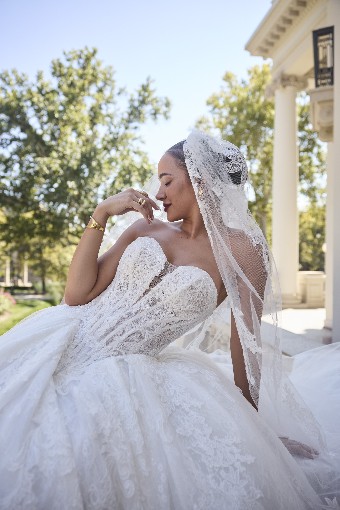 Sottero & Midgley #ZULANI (26SS471A01 ) #1 All Ivory (gown with Ivory Illusion) thumbnail