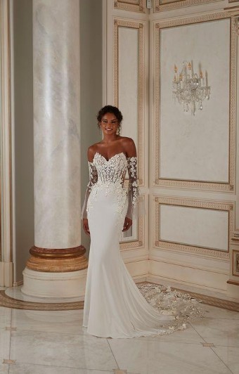 Morilee #2615L - Padma #0 default Ivory/Ivory thumbnail
