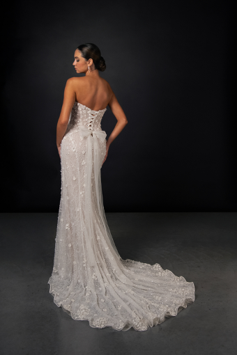 Essense of Australia #ML1999 #1 (IV-IV) Ivory Lace and Tulle over Ivory Gown thumbnail