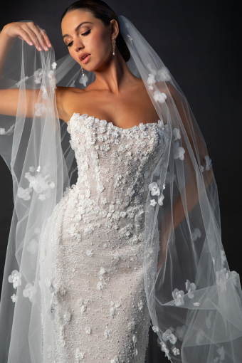 Essense of Australia #ML1999 #2 default (IV-IV) Ivory Lace and Tulle over Ivory Gown thumbnail