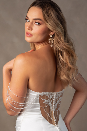 Essense of Australia #D4607 #2 default (IV-PL) Ivory Gown w Porcelain Tulle Illusion thumbnail