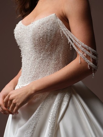 Sottero & Midgley #RUMI (F6SS023A01) #2 All Ivory (gown with Ivory Illusion) thumbnail