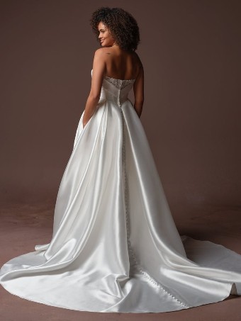 Rebecca Ingram #AGATHA (F6RK178A01) #2 All Ivory (gown with Ivory Illusion) thumbnail