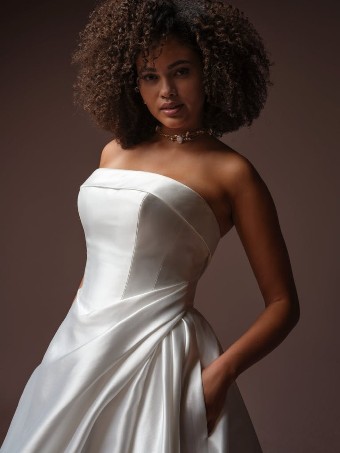 Rebecca Ingram #AGATHA (F6RK178A01) #1 All Ivory (gown with Ivory Illusion) thumbnail