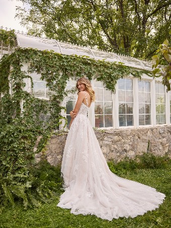 Rebecca Ingram #ESMERALDA (26RK478A01) #4 All Ivory (gown with Ivory Illusion) thumbnail