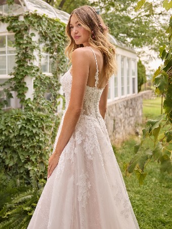 Rebecca Ingram #ESMERALDA (26RK478A01) #3 All Ivory (gown with Ivory Illusion) thumbnail
