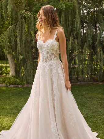 Rebecca Ingram #ESMERALDA (26RK478A01) #6 default All Ivory (gown with Ivory Illusion) thumbnail