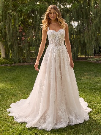 Rebecca Ingram #ESMERALDA (26RK478A01) #0 default All Ivory (gown with Ivory Illusion) thumbnail