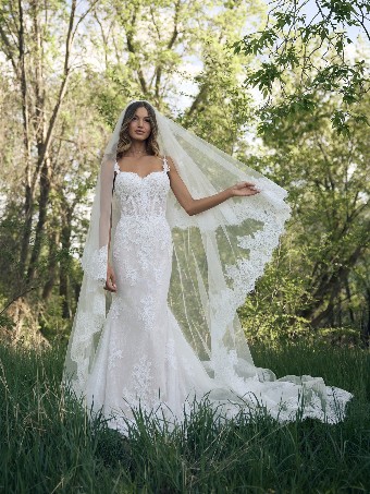 Rebecca Ingram #ESMERALDA (26RK478A01) #2 All Ivory (gown with Ivory Illusion) thumbnail