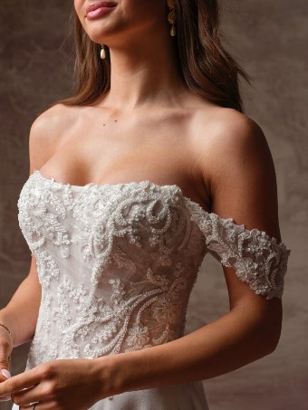 Rebecca Ingram #HAZEL (F6RK109A01 ) #4 default All Ivory (gown with Ivory Illusion) thumbnail
