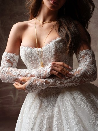 Sottero & Midgley #YESENIA (F6SZ066A01) #4 default All Ivory (gown with Ivory Illusion) thumbnail