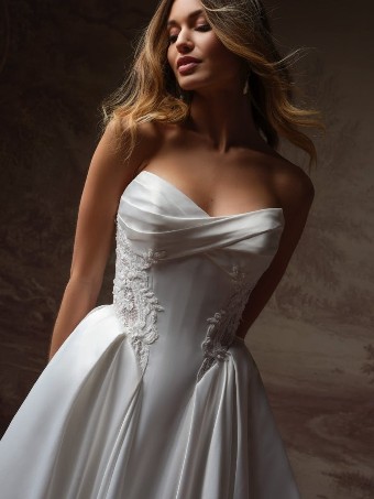 Rebecca Ingram #GIGI (F6RB120A01) #1 All Ivory (gown with Ivory Illusion) thumbnail