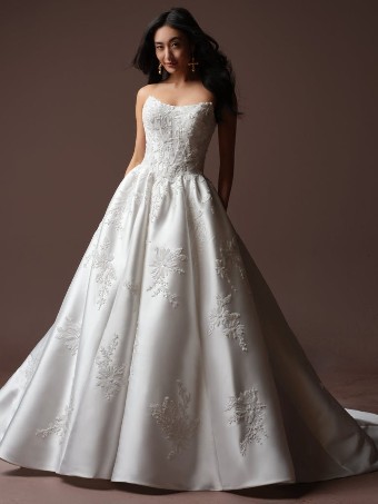 Sottero & Midgley #LUCINDE (F6SS050A01) #3 All Ivory thumbnail