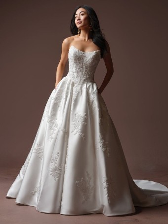 Sottero & Midgley #LUCINDE (F6SS050A01) #1 All Ivory thumbnail