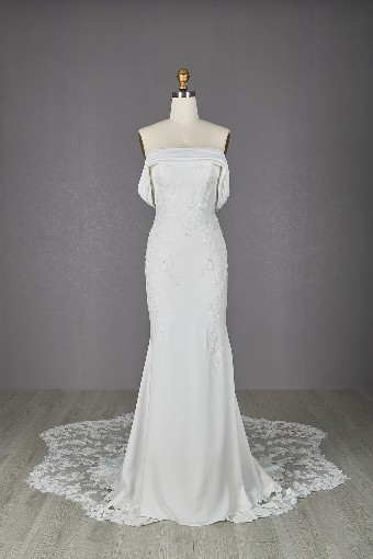 Ritzy Bridal #R2608W20 - Lace Train #0 default Ivory/Ivory thumbnail