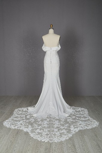Ritzy Bridal #R2608W20 - Lace Train #1 default Ivory/Ivory thumbnail