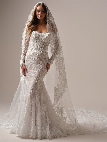 Maggie Sottero #TAKERA (25MB941A02 ) #0 default All Ivory (gown with Ivory Illusion) thumbnail