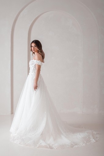 Ritzy Bridal #R25W03 - Zipper Back #3 default Ivory thumbnail