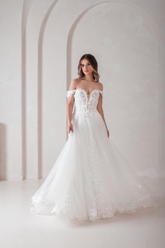 Ritzy Bridal #R25W03 - Zipper Back #1 Ivory thumbnail