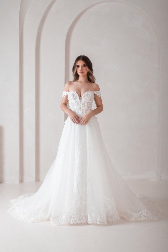 Ritzy Bridal #R25W03 - Zipper Back #0 default Ivory thumbnail