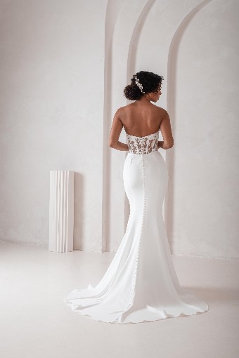 Ritzy Bridal #R25W46 - With Plain Train #2 default Ivory thumbnail