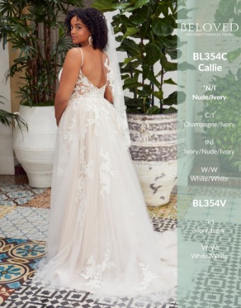 Beloved #BL354 - Callie #3 Champagne/Ivory thumbnail