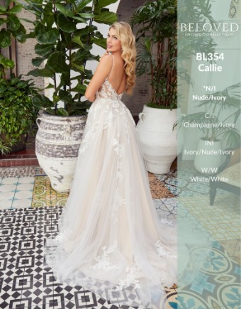 Beloved #BL354 - Callie #1 Champagne/Ivory thumbnail