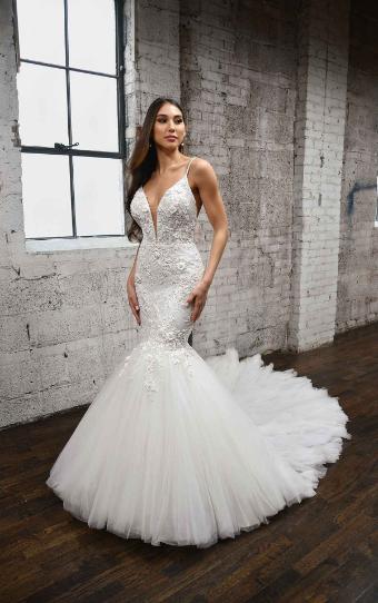 Martina Liana #1397IS #0 default (IV-PL) Ivory Gown with Porcelain Tulle Illusion thumbnail