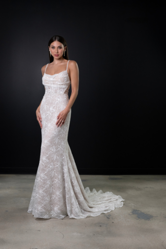 Martina Liana #1697 #0 default (IVIV-PL) Ivory Lace & Tulle over Ivory Gown w Porcelain Tulle Illusion thumbnail